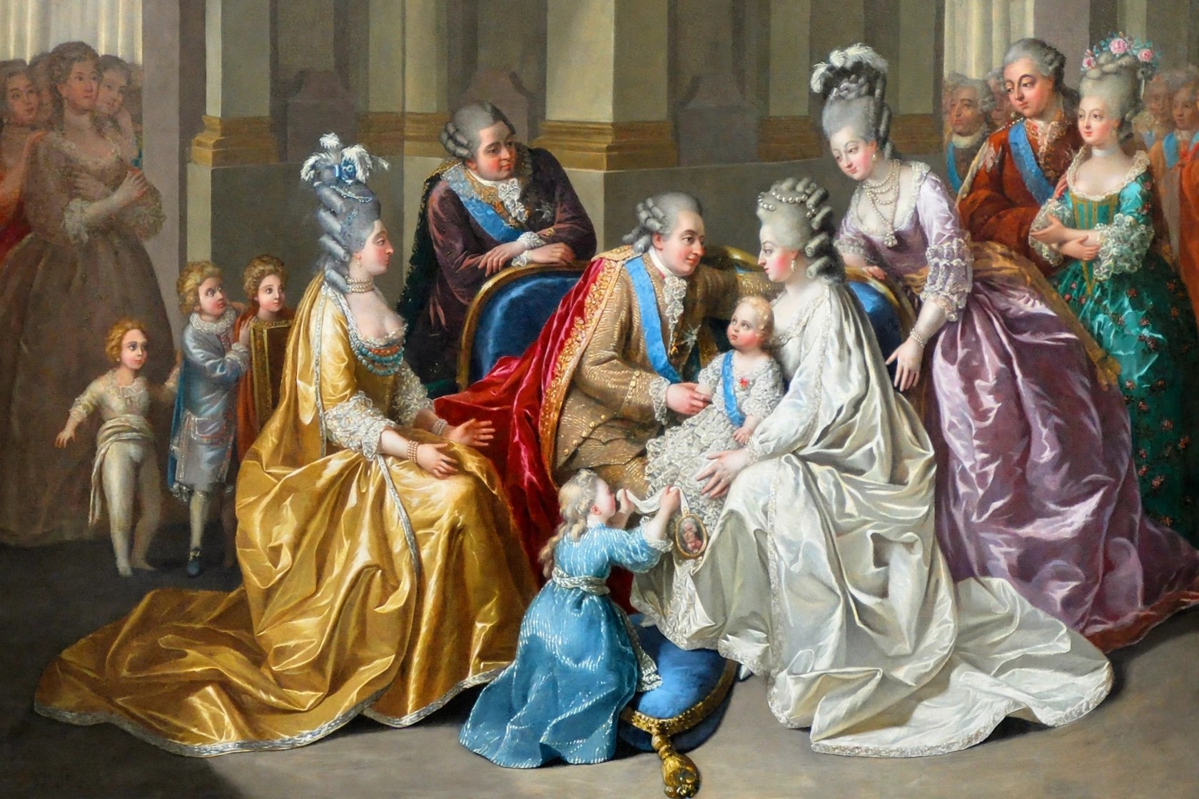 La famille royale des Bourbons