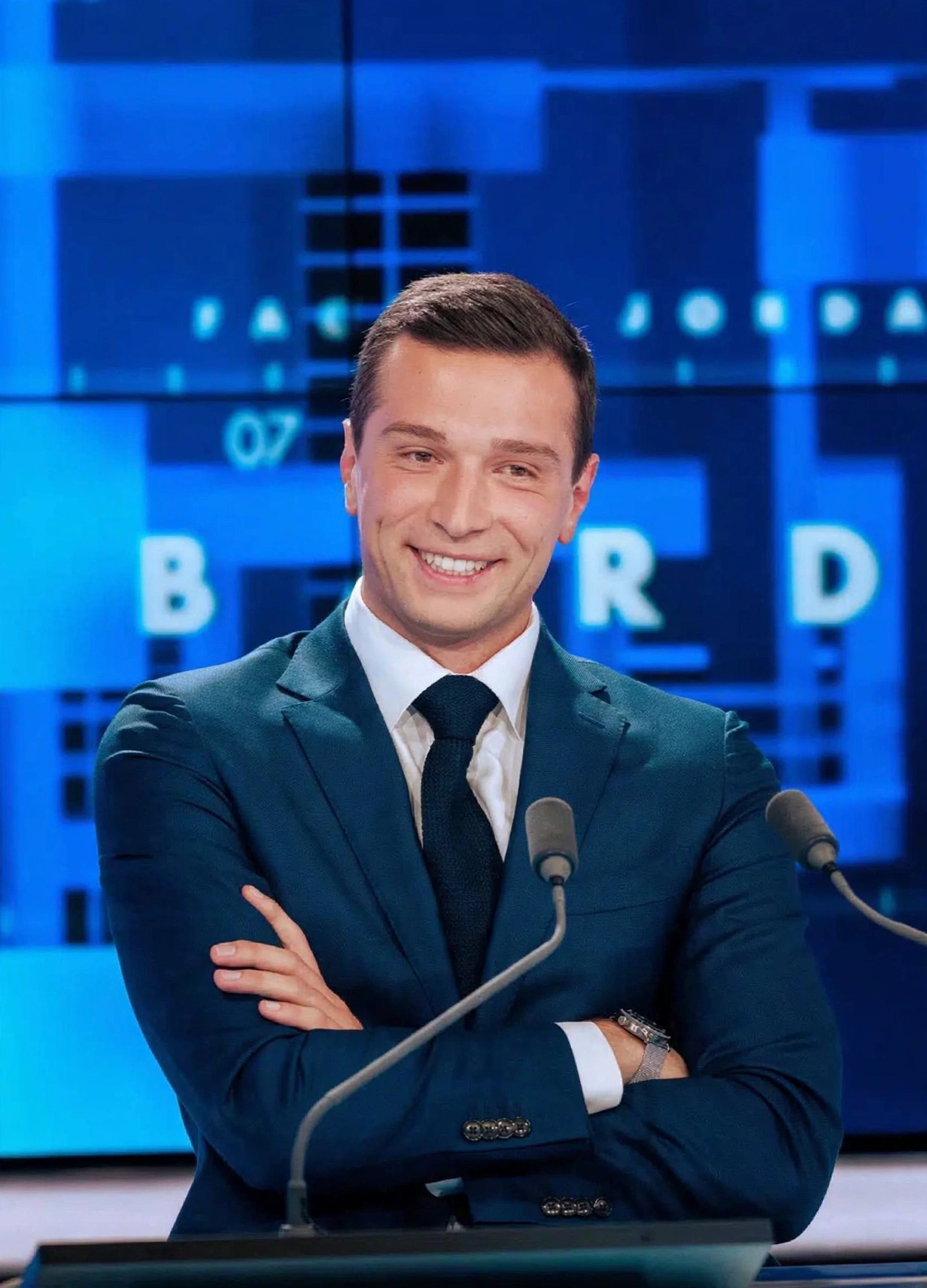 Portrait de Jordan Bardella