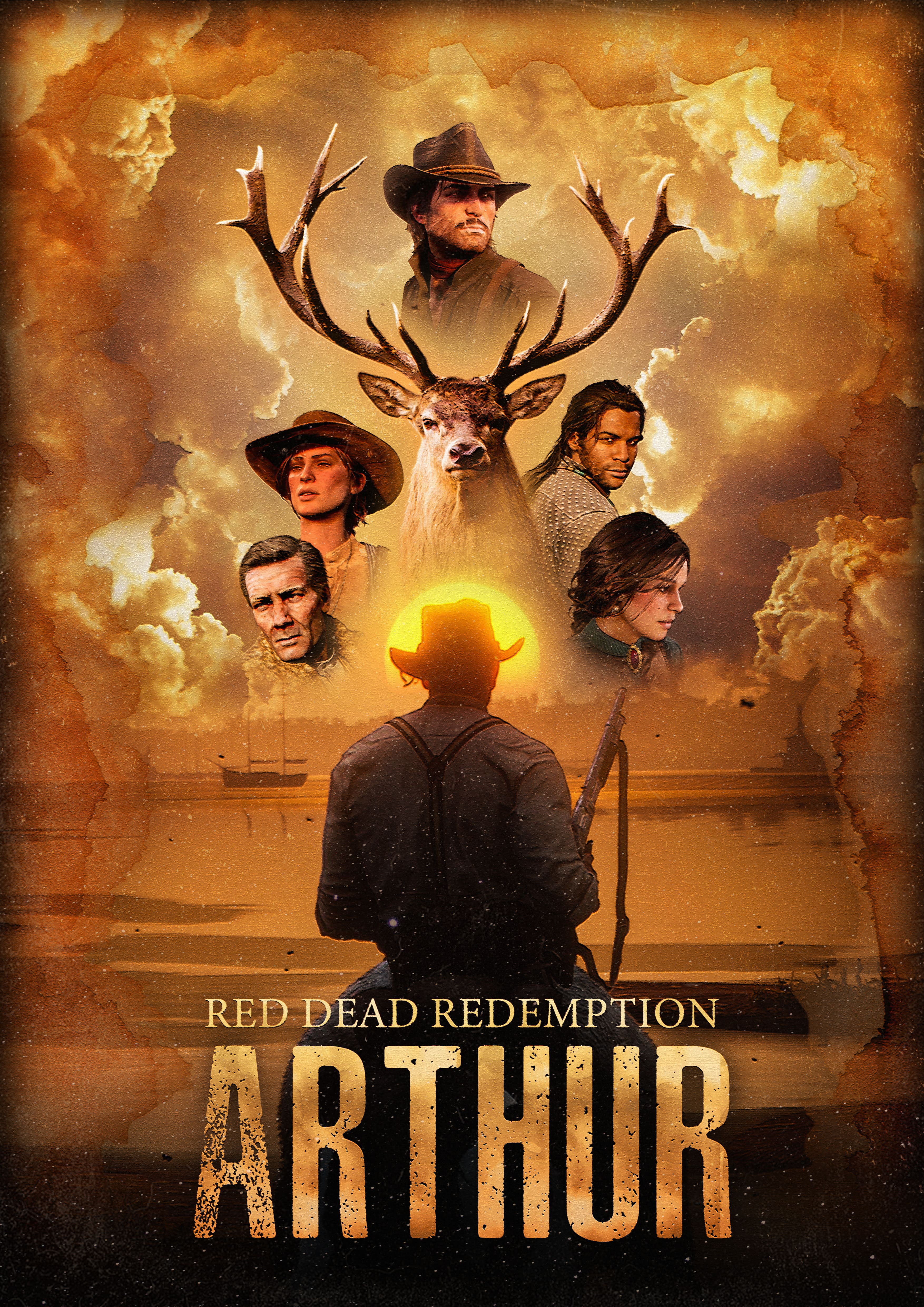 Affiche arthur morgan