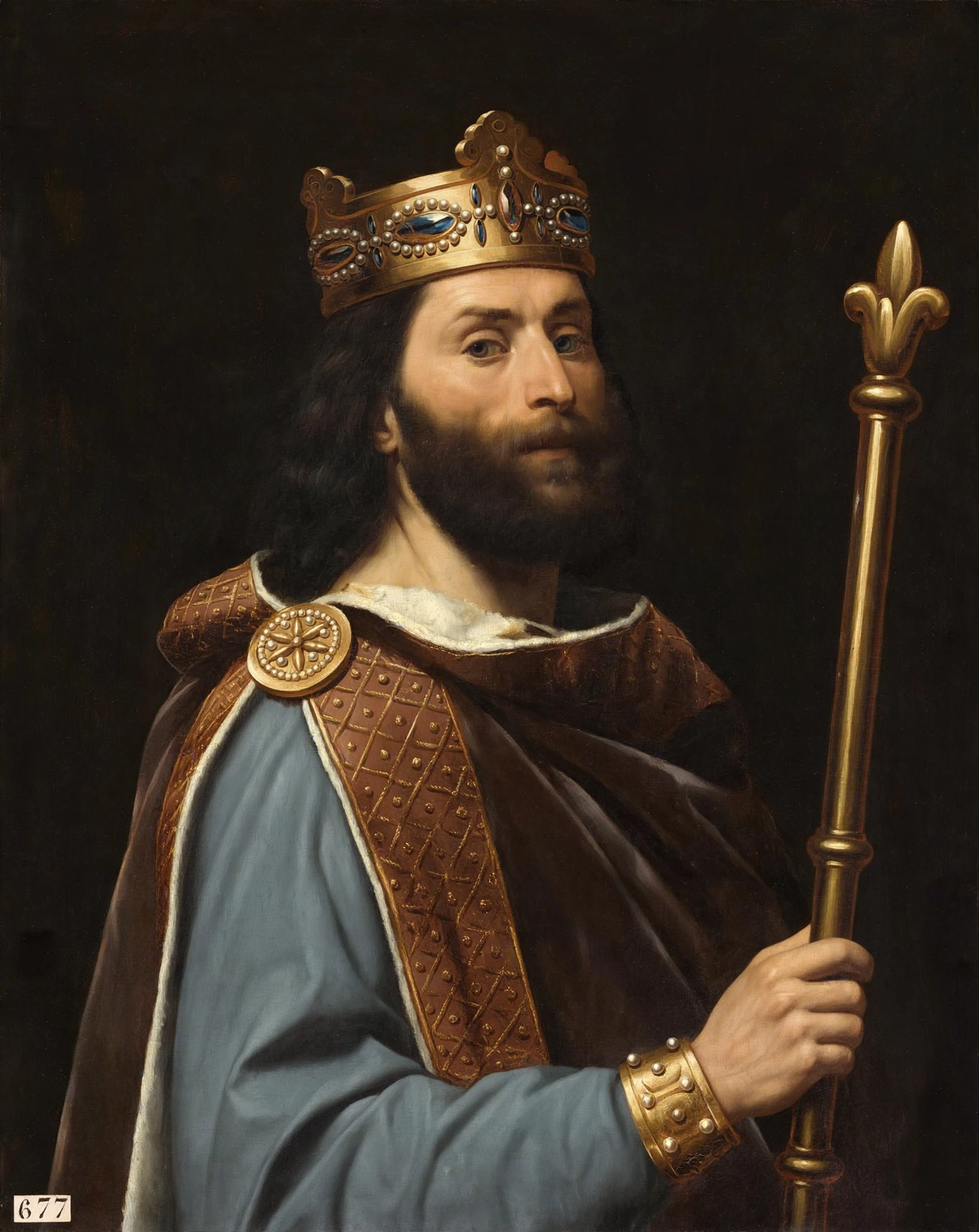 Portrait de Louis II le Bègue